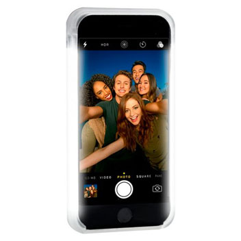 Funda iPhone 7 Plus / 6S Plus / 6 Plus LuMee Dos para Selfies - Blanca