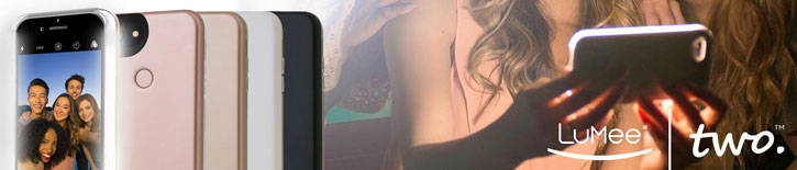 Coque iPhone 7 Plus / 6S Plus / 6 Plus LuMee Two Selfie Light – Blanc