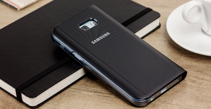 Official Samsung Galaxy A5 2017 S View Premium Cover Case - Black