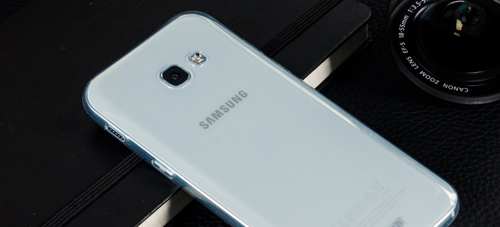 Coque Samsung Galaxy A7 2017 Gel Ultra Fine FlexiShield - Transparente vue sur appareil photo