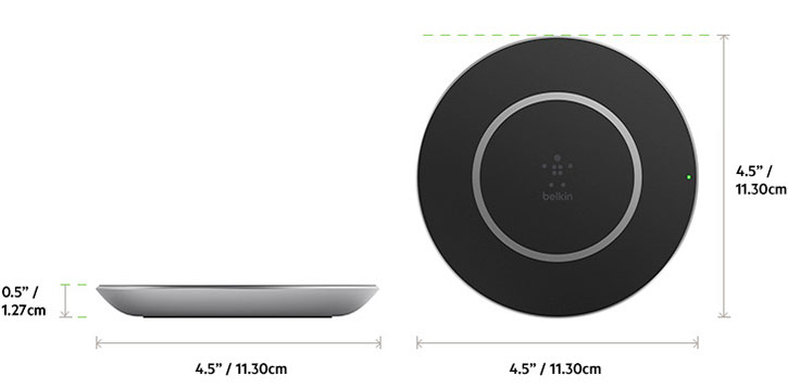 Plaque de chargement sans fil rapide Belkin Boost Up 15W