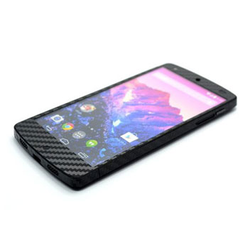 Easyskinz Google Nexus 5 3D Textured Carbon Fibre Skin - Black