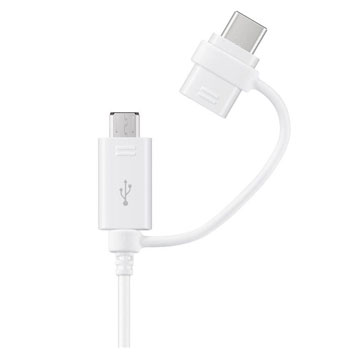 Câble combo USB-C / Micro USB vers USB Officiel Samsung Galaxy S9 Plus