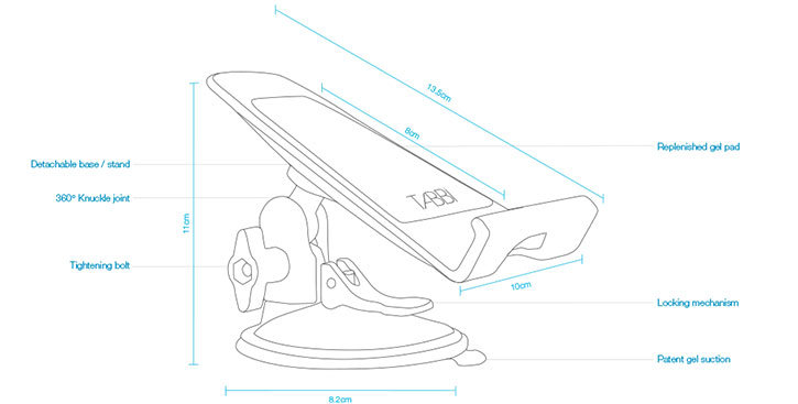 STK Tabbi Universal Tablet And Smartphone Holder