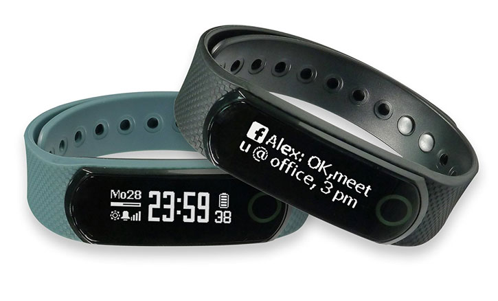 igotU QBand HR Universal Smart Fitness Band and Heart Rate Monitor