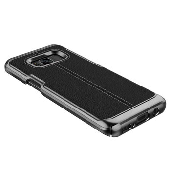 VRS Design Simpli Mod Leather-Style Samsung Galaxy S8 Case - Black