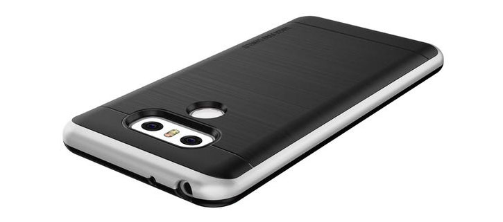 VRS Design High Pro Shield Series LG G6 Case - Light Silver