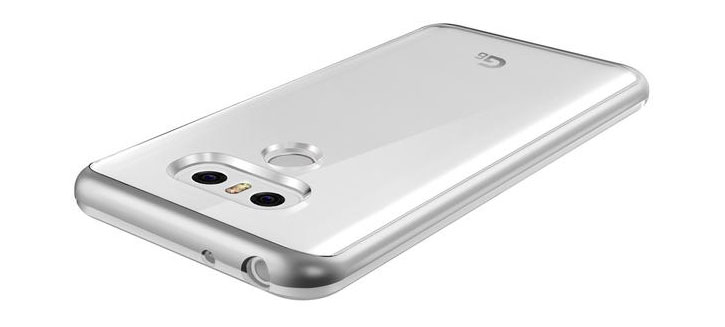 VRS Design Crystal Bumper LG G6 Case - Steel Silver