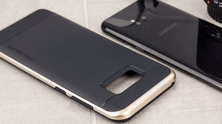 VRS Design High Pro Shield Samsung Galaxy S8 Plus Case - Shine Gold