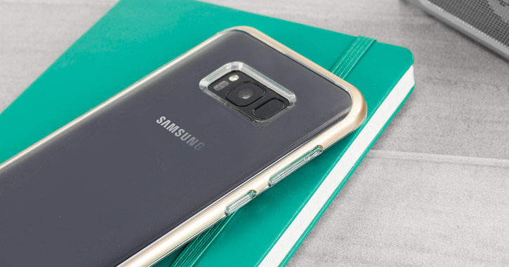 Coque Samsung Galaxy S8 Plus VRS Design Crystal Bumper – Or
