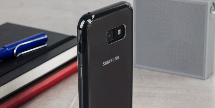 Coque Samsung Galaxy A3 2017 Rearth Ringke Fusion – Noire transparente vue sur appareil photo