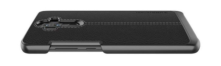 Coque Huawei Mate 9 VRS Design Simpli Mod Simili Cuir - Noire vue sur appareil photo
