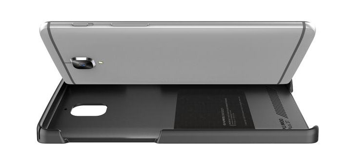 Coque OnePlus 3T / 3 VRS Design Simpli Mod Simili Cuir - Noire