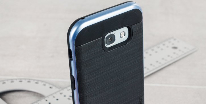 Coque Samsung Galaxy A5 2017 VRS Design High Pro Shield – Bleu vue sur appareil photo