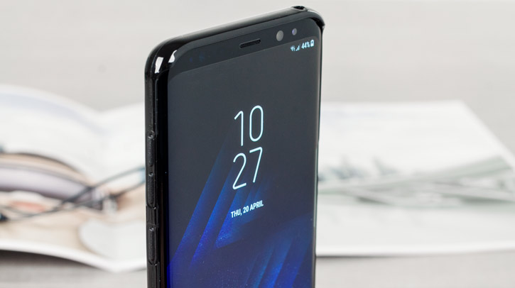 Olixar FlexiShield Samsung Galaxy S8 Plus Gel Case - Solid Black