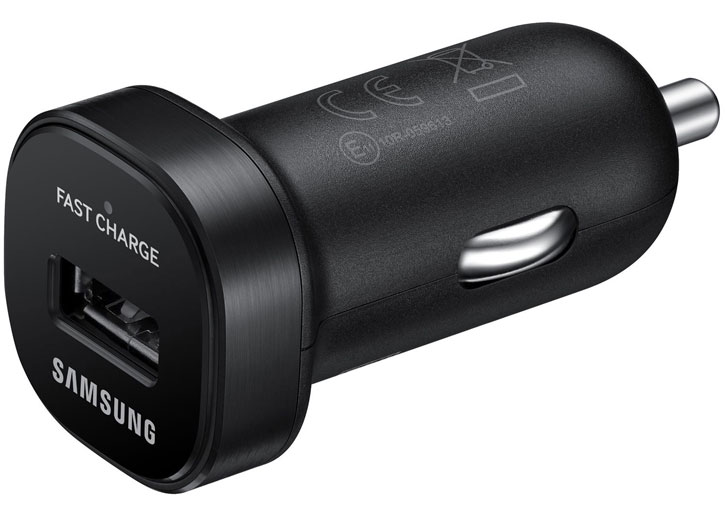 Official Samsung Mini USB-C Adaptive Fast Car Charger - Black