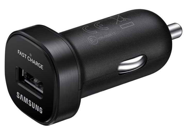 Official Samsung Mini USB-C Adaptive Fast Car Charger - Black
