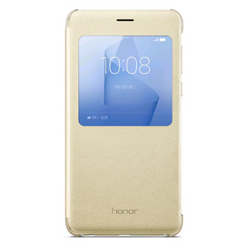 Housse officielle Huawei Honor 8 Flip View – Or