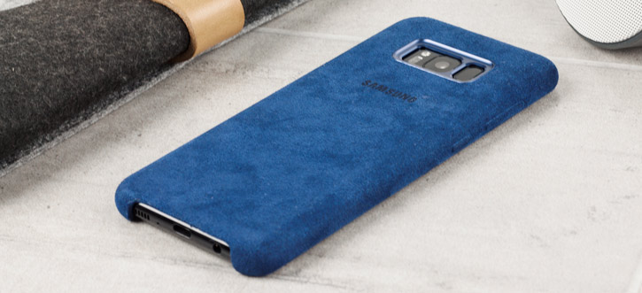 Official Samsung Galaxy S8 Alcantara Cover Case - Blue