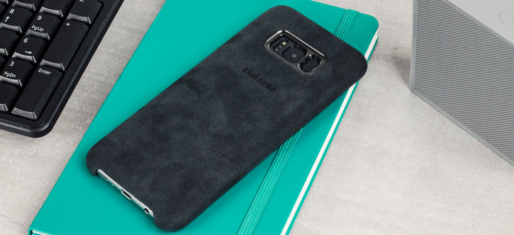 Coque Officielle Samsung Galaxy S8 Plus Alcantara Cover – Argent