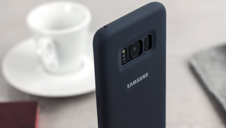 Official Samsung Galaxy S8 Silicone Cover Case - Silver / Grey