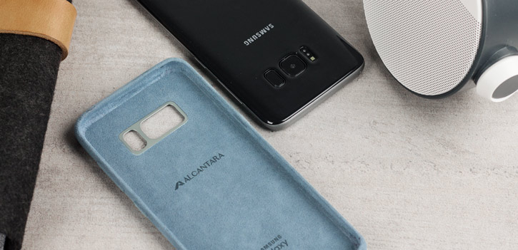 Official Samsung Galaxy S8 Plus Alcantara Cover Case - Mint
