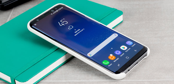 Coque Officielle Samsung Galaxy S8 Silicone Cover – Blanche