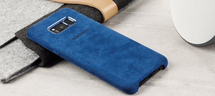 Official Samsung Galaxy S8 Plus Alcantara Cover Case - Blue