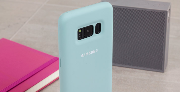 Coque Officielle Samsung Galaxy S8 Silicone Cover – Bleue