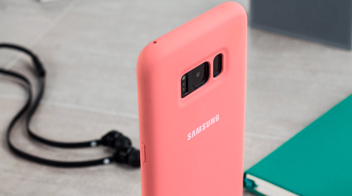 Official Samsung Galaxy S8 Plus Silicone Cover Case - Pink