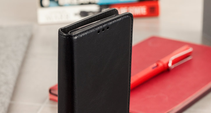 Olixar Genuine Leather LG G6 Executive Wallet Case - Black
