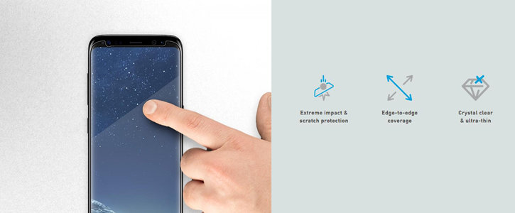 BodyGuardz Arc Glass Samsung Galaxy S8 Screen Protector
