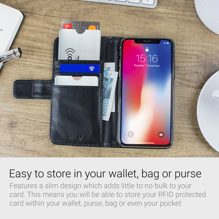 RFID Blocking Credit Card Data Theft Protection Sleeve