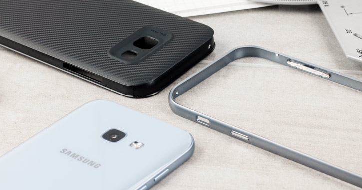 Olixar X-Duo Samsung Galaxy A3 2017 Case - Carbon Fibre Metallic Grey