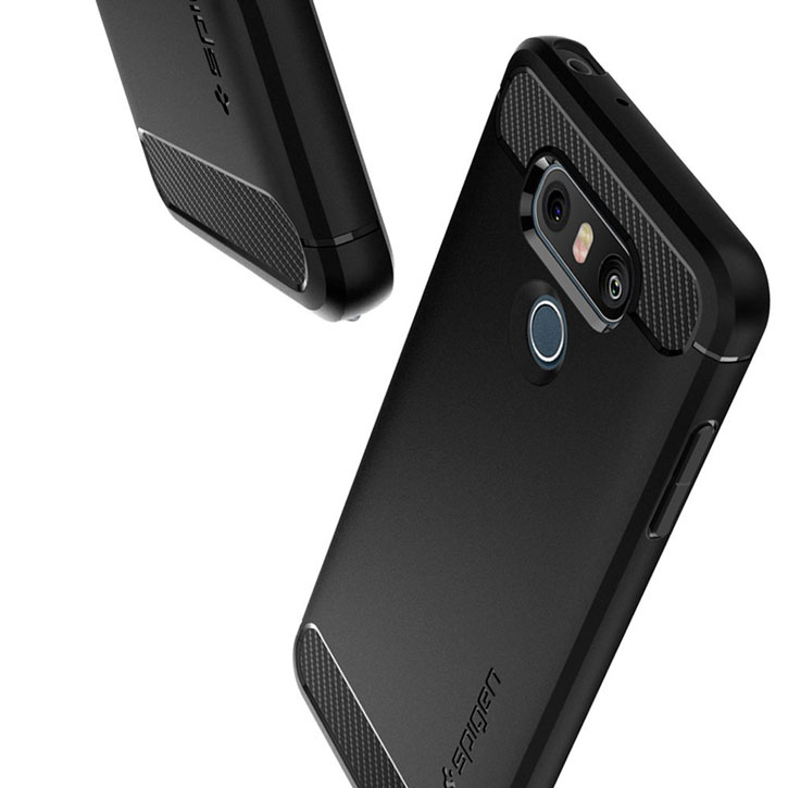 Spigen Rugged Armor LG G6 Tough Case - Black