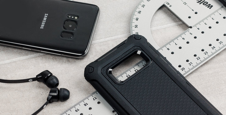 Coque Samsung Galaxy S8 Spigen Rugged Armor – Extra noire