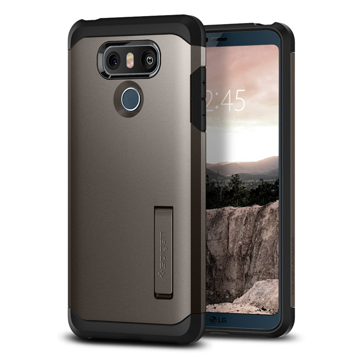 Spigen Tough Armor LG G6 Tough Case Hülle - Gunmetal