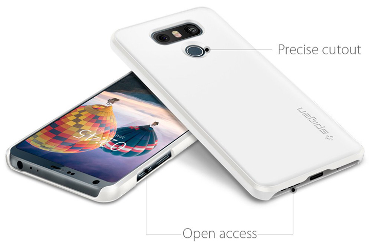 Spigen Thin Fit LG G6 Case - Shimmery White