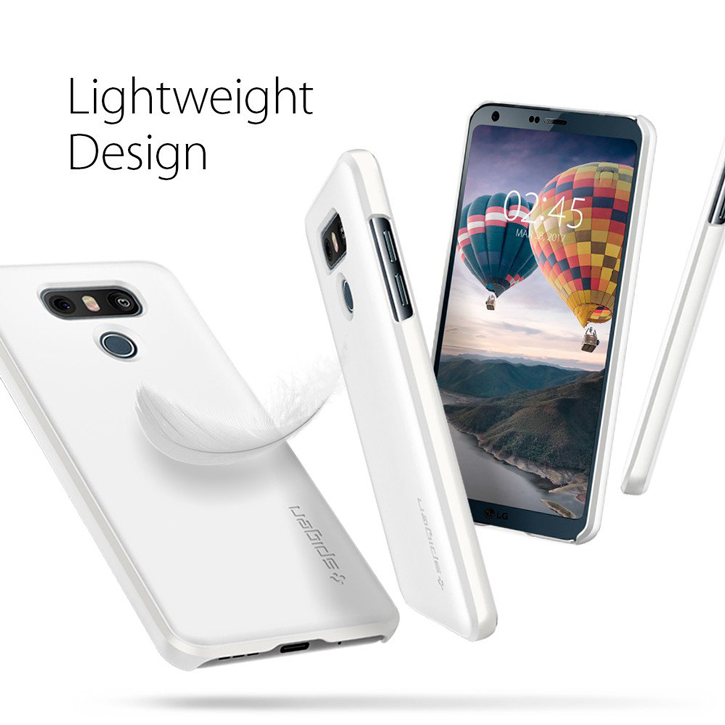 Spigen Thin Fit LG G6 Case - Shimmery White
