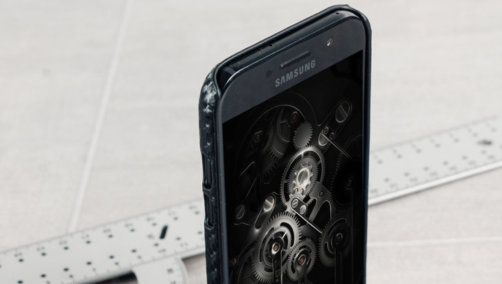 Samsung Galaxy A5 2017 Twill Pattern Case - Black