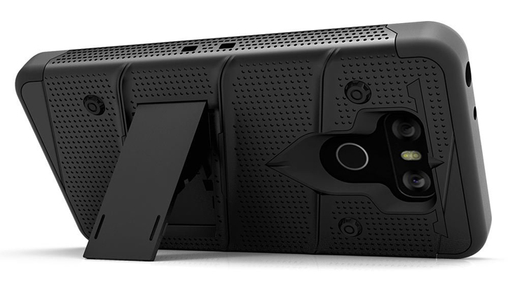 Zizo Bolt Series LG G6 Tough Case & Belt Clip - Black