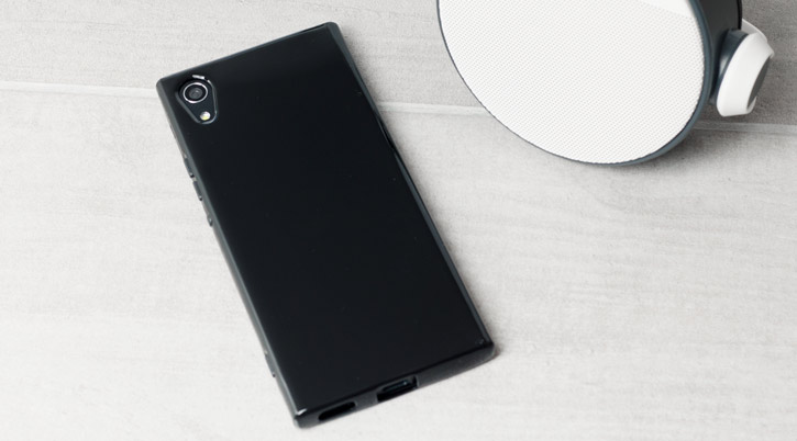 Coque Sony Xperia XA1 Plus FlexiShield en gel – Noire