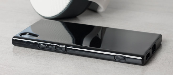 Coque Sony Xperia XA1 Plus FlexiShield en gel – Noire - dos