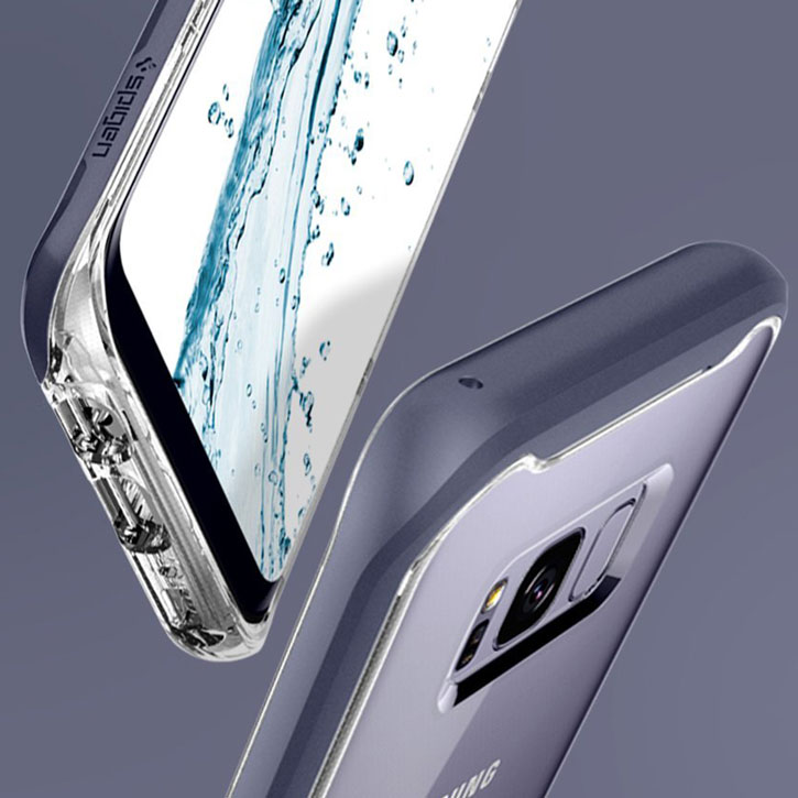 Spigen Neo Hybrid Crystal Samsung Galaxy S8 Plus Case - Orchid Grey