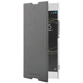 Roxfit Sony Xperia XA1 Ultra Simply Book Case - Black / Clear