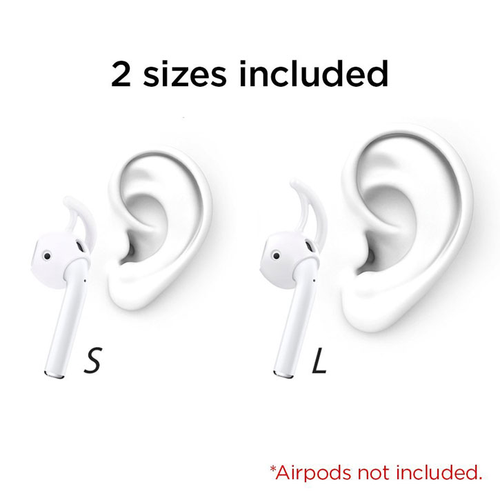 Spigen TEKA Apple AirPods Silicone Earhook Covers - 2 Pack