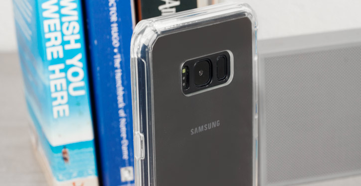 Coque Samsung Galaxy S8 Plus Olixar ExoShield Snap-on – Transparente vue sur appareil photo
