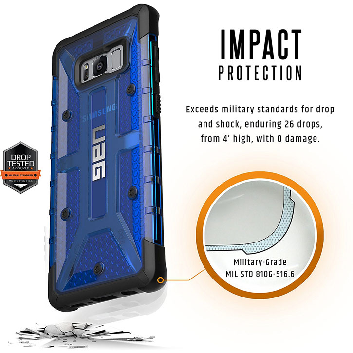 UAG Plasma Samsung Galaxy S8 Protective Schutzhülle - Cobalt / Schwarz