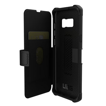 UAG Metropolis Rugged Samsung Galaxy S8 Plus Wallet Case - Black