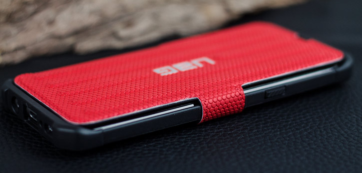 Coque Samsung Galaxy S8 Plus UAG Metropolis Rugged Wallet –Rouge Magma